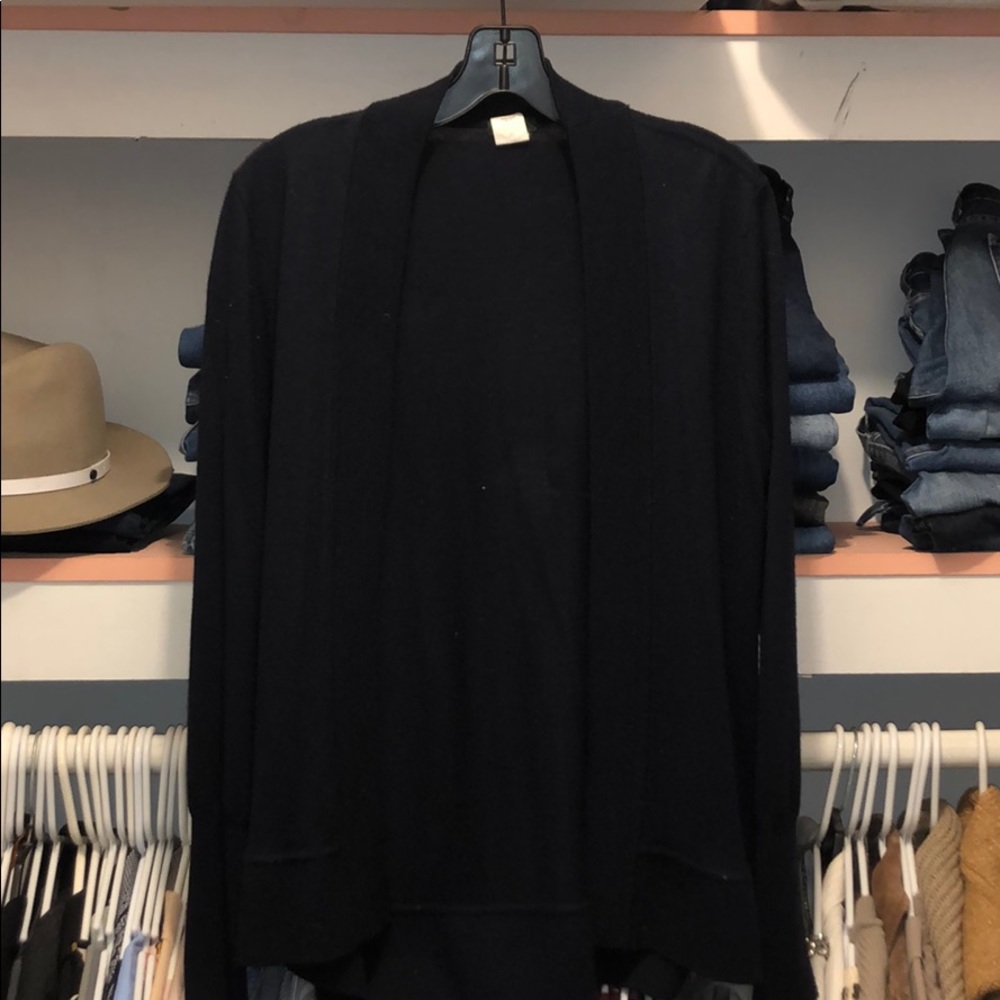J Crew navy cardigan